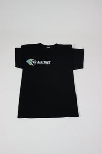 OVR AIRLINES Black T-Shirt